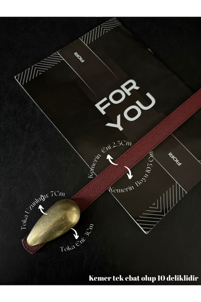 Fiori Design Buckle Women's Belt, Jacket Belt, Shirt Belt, Dress Belt