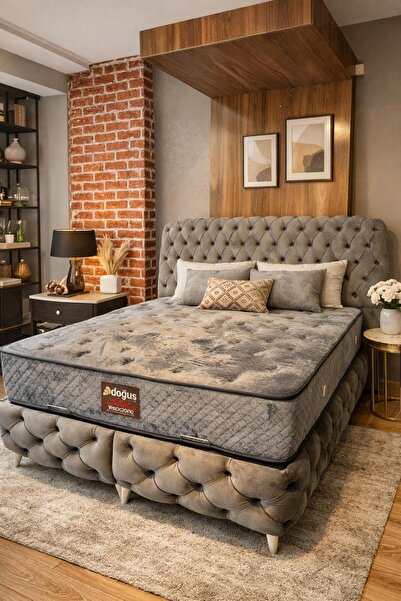 Doğuş CHESTER BAZA BAŞLIK SETİ-GRİ RENK (yatak dahil değildir)