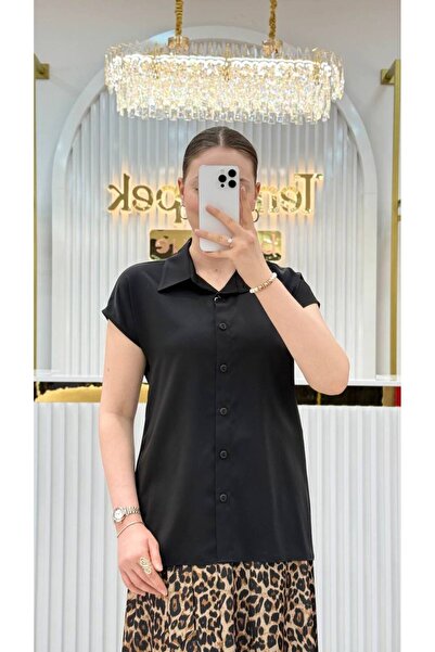 KLAPA Αμάνικο πουκάμισο Jesika με γιακά