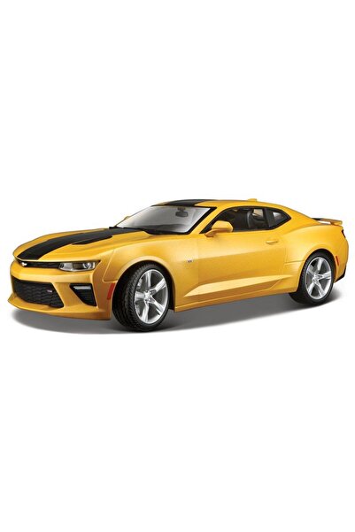 mavi su dünyası 2016 Chevrolet Camaro SS 1:18 Ölçekli Klasik Araba Sarı Renkl...