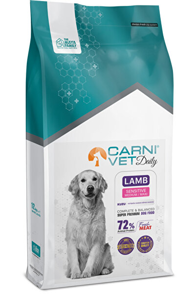 CARNİ LİFE Carni Vet Adult Sensitive Kuzulu Köpek Maması 12 KG