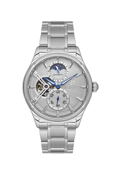 Biggoti Raffinato Silver Stainless Steel Watch for Men BG.1.10683-1