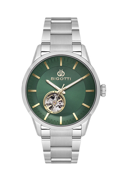 Biggoti Raffinato Silver Stainless Steel Watch for Men BG.1.10685-4