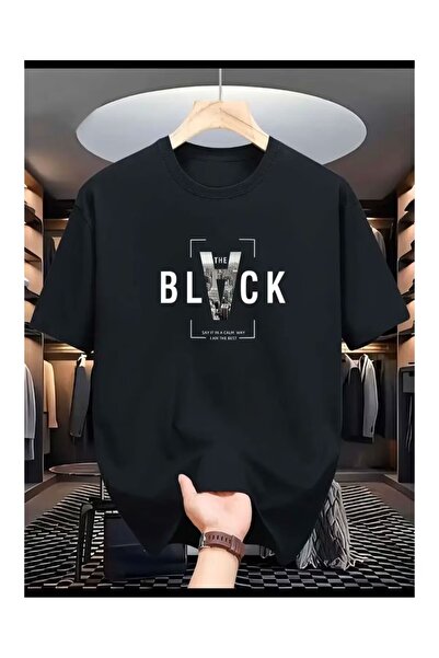 AEMİ Μπλουζάκι Unisex με μαύρο στάμπα σε oversized γραμμή