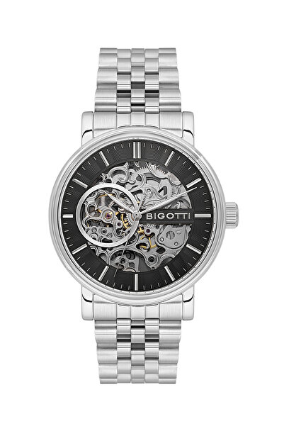 Biggoti Raffinato Silver Stainless Steel Watch for Men BG.1.10684-2