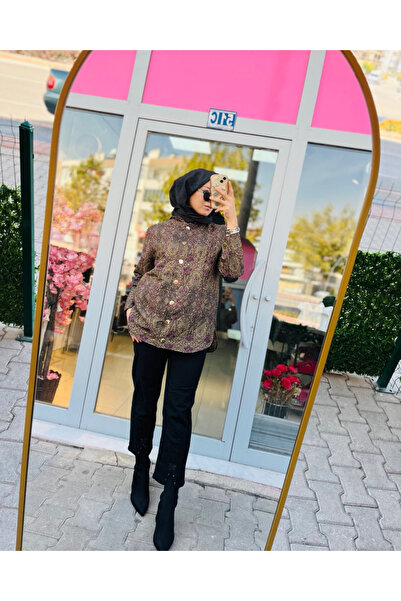 MERVIS BUTIK DESENLİ CEKET