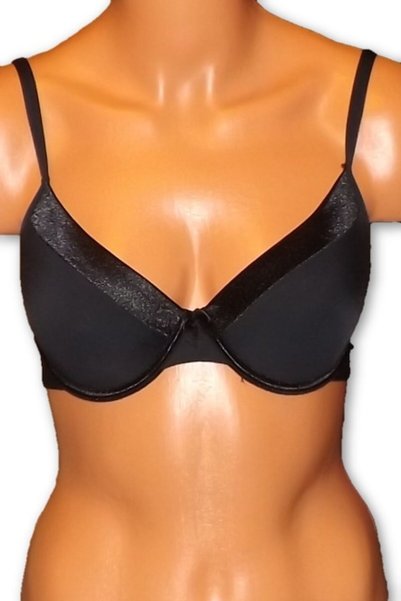 Lemila Sutien de damă, satin, mărimea 100D,95D 90D negru