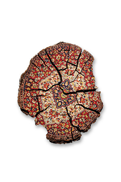 Rugs Modern Halı MOSSO Yeşil Tema Çiçek ve Çita Figür Desenli Dokuma Taban Mo...