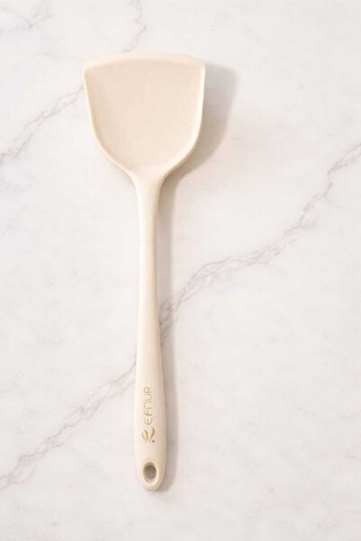 elfnur Fireproof Non-Stick Silicone Egg and Crepe Spatula - 32 cm