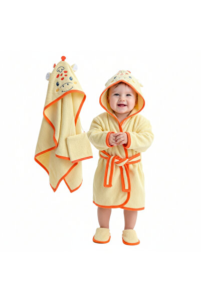 milay's life home collections Organic Cotton Cute Animal Embroidered 4-Piece ...