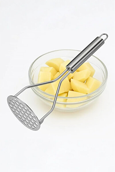 Hilamingo Home Paslanmaz Çelik Patates Ezme Aparatı Pürüzsüz Püre Yapmak İçin...