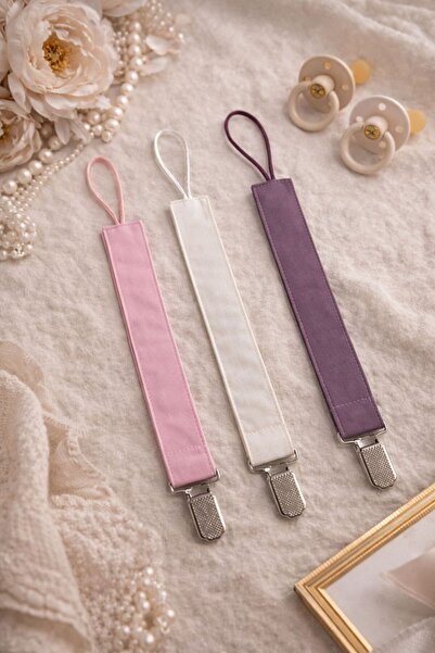 Peppino Emzik Askısı - Emzik Zinciri - Emzik Tutacağı 3'lü Set