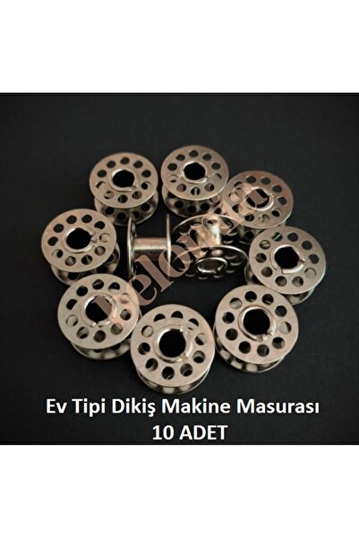 Belomia Home Collection Ev Tipi Dikiş Makine Masurası Metal 10 Adet