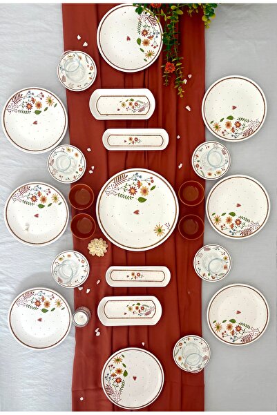 Areyma Kalpli Bahar 8 Kişilik 25 Parça Kahvaltı Takımı