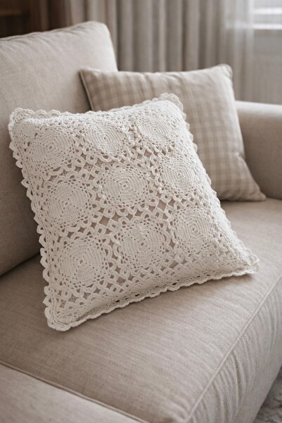 elişigönülişi Elişi örgü dantel vintage nostaljik 6’Lı SET MİNİ KIRLENT KILIFI