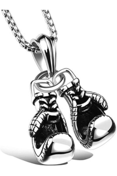 vogutima Men's and Women's Steel Necklace - Boxing Gloves Vip White Couple • ...