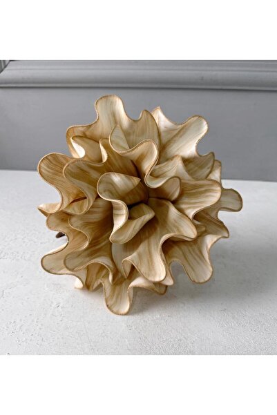 PEKİBU BEYAZLI BEJ YAPAY LATEKS EVA ÇİÇEK