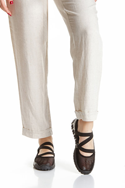 MFT AYAKKABI Women's Mary Jane Style Daily Soft Sole Mesh Sneaker