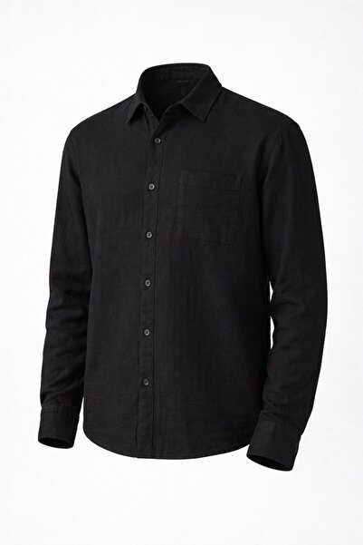 LUMAST Βαμβακερό άνετο πουκάμισο από ύφασμα μουσελίνας