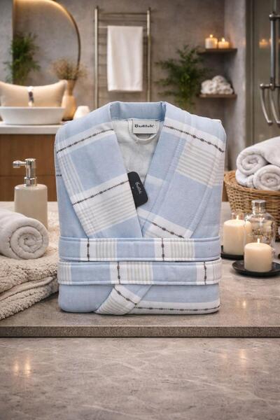 Özdilek М'яка синя картата L розмір