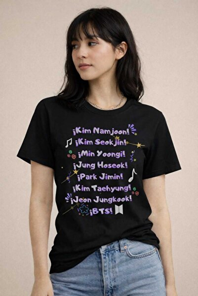 puolikuu Arirang World Tour Bts Printed Oversize Tshirt