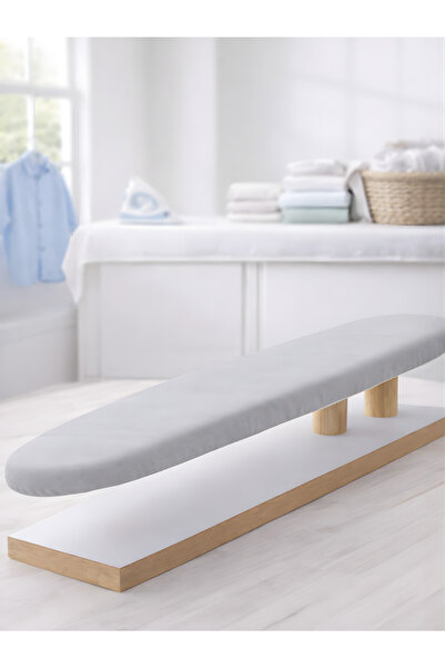 BEYLİNİ Ütü Kol Tahtası Kol Ütüleme Aparatı Ahşap Zemin Lastikli Çıkarılabili...