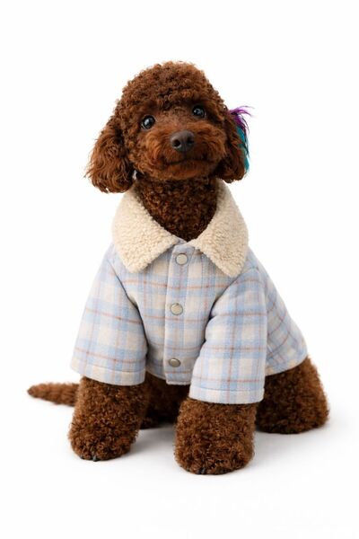 VERAPAWS Small Breed - Vera Paws Fur-Inside Dog Coat with Pocket Design