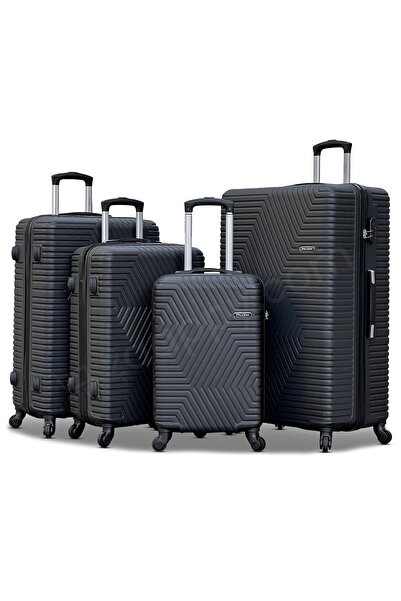 ZAAPPY Hard Shell Lightweight ABS 4 PCS Set (20/24/28/32 Inch) Luggage, Secur...