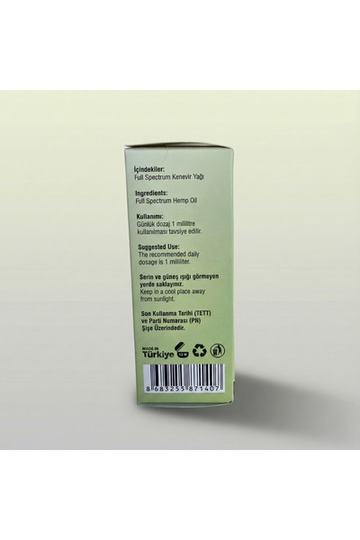 sagalasos Hay Şifa Full Spectrum Kenevir Yağı (30 ml)