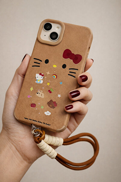 FİŞNEİLETİŞİM İPHONE 14 PLUS/15 PLUS UYUMLU BİLEK AKSESUARLI KILIF