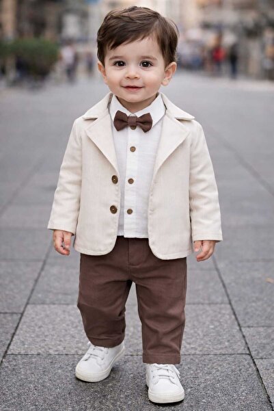 kidsense Baby Boy Jacket and Bow Tie Set for Holidays, Birthdays, Special Occ...