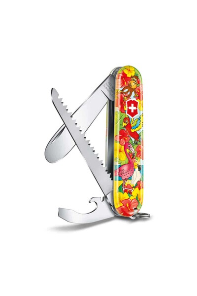 Victorinox 0.2373.E3 My First Papağan Desenli Çakı ve Boyama Kitabı
