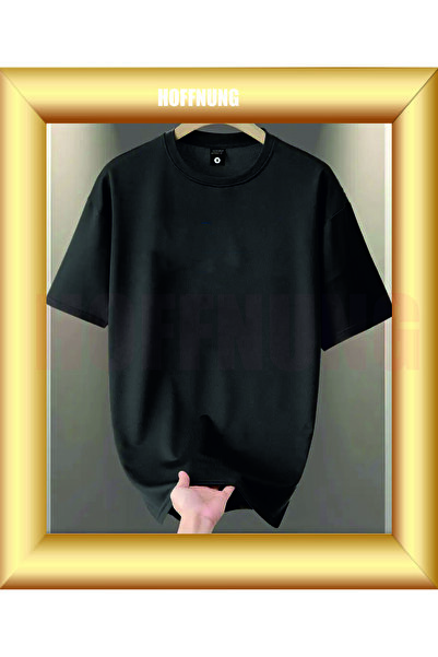 HOFFNUNG Unisex Short Sleeve Round Neck Califormia Hoffning Printed Solid Col...