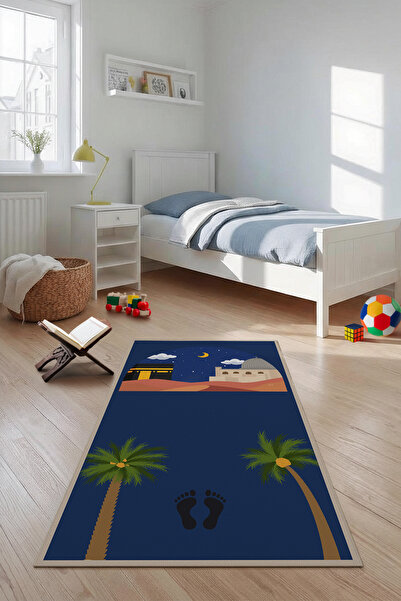 Tepeli Home Mutlu Minikler Çocuk Seccadesi – Konforlu Model Kaymaz Taban Yıka...