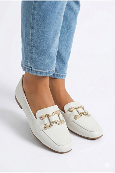 StWenn Ženske Loafer cipele Baletanke zlatne Sa kopčom svakodnevne udobne kan...