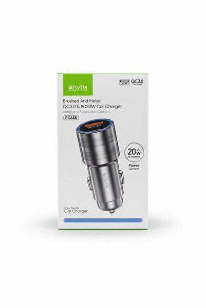 Bavin QC3.0 & PD 20W CAR CHARGER