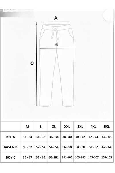 Lady Queen Lycra Ring Viscose Oversize Size Pajama Bottoms 6020