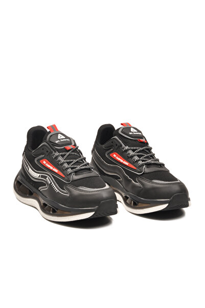 WALKWAY 2244 Memory Foam Black-White Men's Sports Shoes