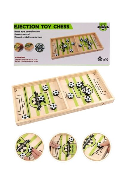 Premium لعبة لوحية قتالية لكرة القدم باستخدام قرص خشبي