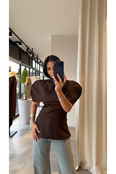 ALVOR Women's 2-Piece Set - Strapless Bustier and Cape Set with Shoulder Ruffles