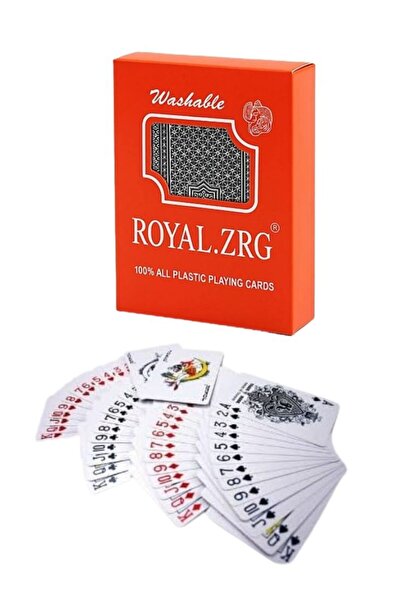 Premium أوراق لعب رويال ZRG البلاستيكية - مجموعة أوراق بوكر قابل للغسل
