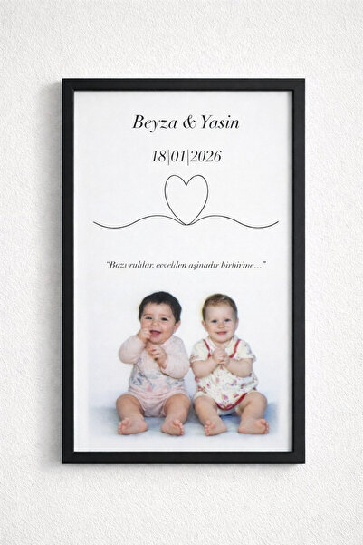 BuzzDesigns Bebeklik Fotoğrafı Konseptli Kişiye Özel KINA NİŞAN DÜĞÜN Karşıla...