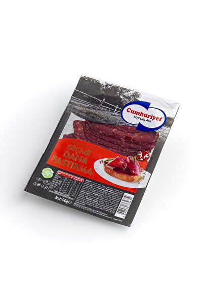 Cumhuriyet Çemeni Sıyrılmış Seçme Pastırma 90 Gr