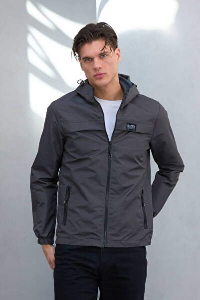 S&M CLOTHİNG NEW SEASON MEN'S WATER & WIND PROOF RAINCOAT SEASONAL JACKET