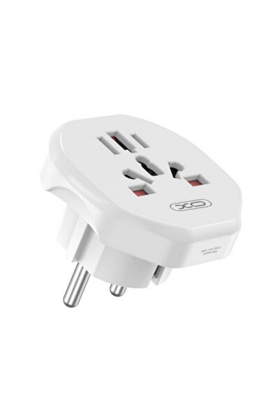 XO Design WL23 Power Adapter US / UK / AU / FI / CN - Europe, White