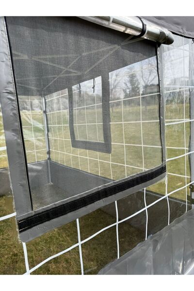 SEVİLBRANDA 3X3 GAZEBO KIŞ BAHÇESİ (Sineklikli kapı ve pencereler)