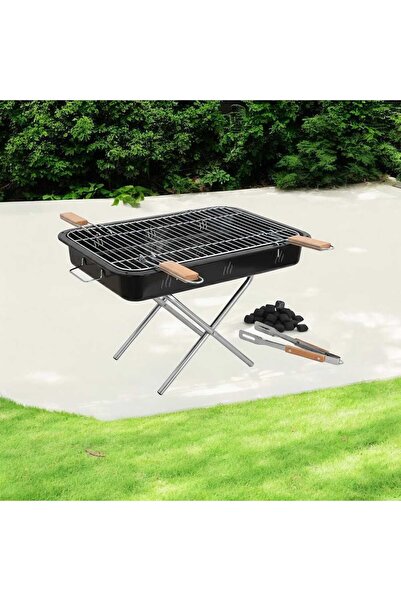 Lider MAGNESİA IZGARALI MANGAL ÇAPRAZ AYAKLI 40LIK 44.5X 29.5 CM