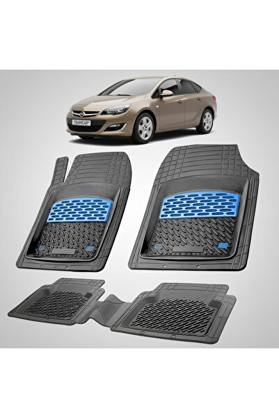 TEAMCAR Πατάκια αυτοκινήτου Opel INA Astra J Συμβατά Sedan 2009-2015 | Μπλε