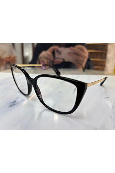 Vogue Vo5435-sı W44/11 55 Ekt Kadın Mavi Işık Ve Uv420 Güneş Korumalı Siyah