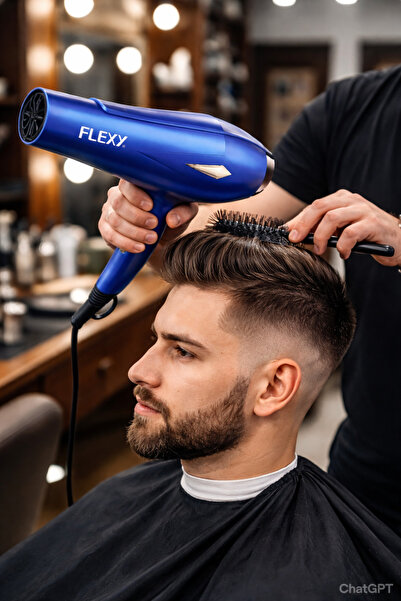 flexy Professional 1250W Hair Dryer – Salon Performance for Home & Barbershop...
